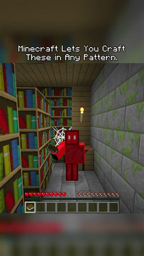 Minecraft lets YOU CRAFT these in any pattern.