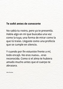 164K views · 2.5K reactions | te soñé antes de conocerte | Alex Poemas | Facebook