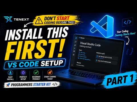 Visual Studio Code Tutorial for Beginners: Setup & Install (2026)