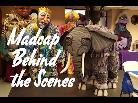 Madcap Behind the Scenes - March of the Elephants & Giraffes for Lion King Jr.