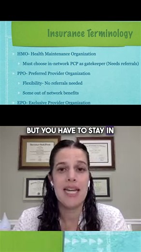HMO vs PPO vs EPO: Health Insurance Plans Explained | Dr. Tania Velez