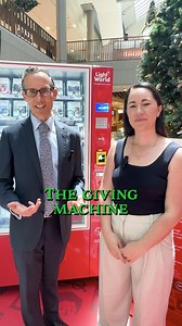 The Giving Machine is a vending machine that lets you donate to a local charity. You’ll find one in the Canberra Centre food court, along with 15 other locations across Australia and NZ. Great chatting with Hannah from Roundabout Canberra about how every tap helps families doing it tough. 🎁✨ | Andrew Leigh MP