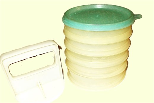 Vintage Tupperware Hamburger Press and Patty Keeper: 1970s Burger Molds - Etsy