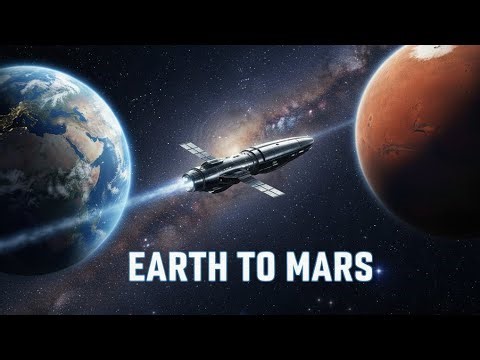 Earth to Mars Mission 2025 | Spaceship Launch Simulation #earth #mars #spaceship