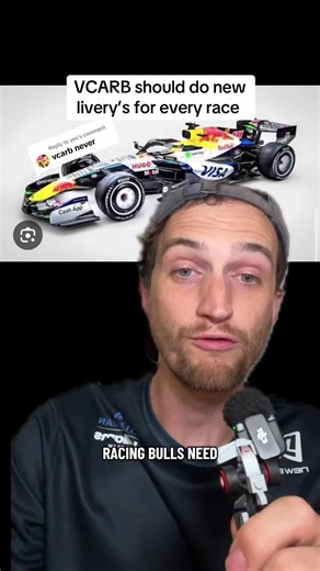 Replying to @yes VCARB should just run a new livery’s at every race by now #f1 #formulaone #formula1 #f1news #f1edit