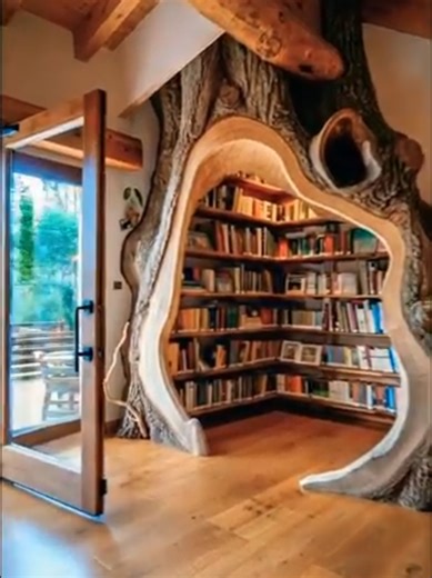 A very unique library #Dreamhouse #LuxuryInterior #reelsviralシ #interiordesign #HomeInspo