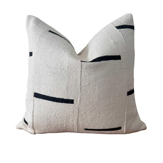 Ivory Mudcloth Pillow Cover - Etsy