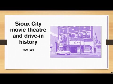 Sioux City movie theatre history 1930-1969