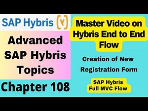 Creating & Submitting a New Registration Form in SAP Hybris | SAP Hybris MVC Architecture