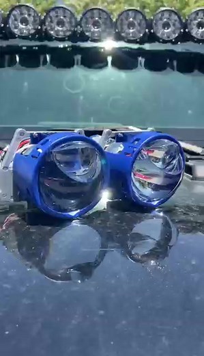 3 inch bi led laser projector 💡🔥 High beam 1000M distance,low beam 600M paving width. More info:bit.ly/3PpEUs8 #jiuguanglighting #biprojector #biledprojector #ledheadlight #biledlaserprojector #headlightprojectors | Jiuguang lighting technology CO., LTD.