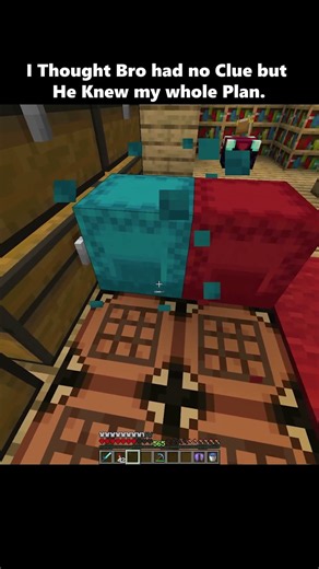 I Thought Bro Had No Clue But He knew my whole plan #minecraft