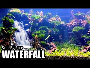 Making an Aquascape Waterfall - How to Plant Moss Aquascaping