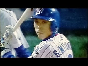 1995日本シリーズGAME4オリックスブルーウェーブ野村貴仁 野田浩司VSヤクルトスワローズ 神宮球場 大野雄次 土橋勝征 オマリー 古田敦也 宮本慎也