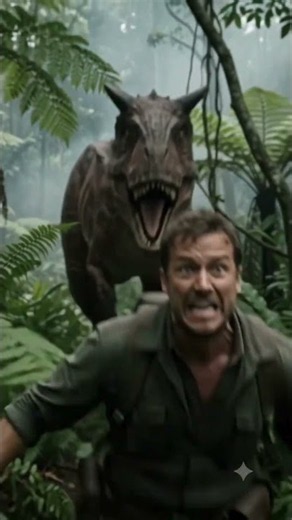 The Crew Thought They Escaped - Then the Carnotaurus Found Them #actionreels #behindtheblockbuster