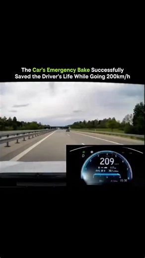 SCIENCE | HISTORY | KNOWLADGE on Instagram: "This clip shows exactly why modern emergency braking systems are one of the greatest life-saving technologies in today’s cars. At 200 km/hr, reaction time becomes almost zero—humans simply can’t process danger fast enough. But the car’s advanced sensors can. These systems use a combination of radar, LiDAR, high-speed cameras, and real-time algorithms to constantly scan the road ahead. When the vehicle detects an unavoidable collision, it activates the