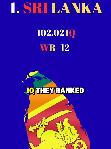South Asian Countries Ranked by IQ