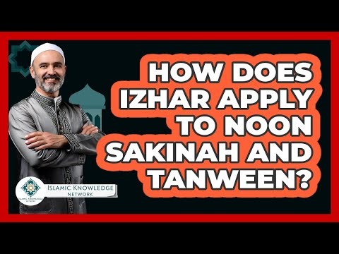 How does Izhar apply to Noon Sakinah and Tanween?