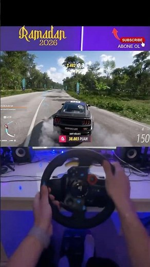 Ford #25 RTR Mustang Drift 🔥 | Insane Wheel POV Drifting | Forza Horizon 5 | 4K #ramadanwithyoutube