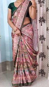 Sidha pallu saree tutorial # #sareedraping #saree #drape #rajasthani