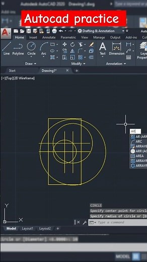 AutoCad Drawing Mechanical | Autocad 2d tutorial for beginners | Drawing | CAD by Ankit | #autocad