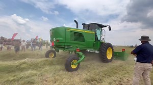 1.4K views · 51 reactions | The John Deere W260 Windrower with R500 mower conditioner allows you to work wider and faster! We are loving these demonstrations at Balfour Hooidag﫶 Stay tuned to our social pages for more! Experience the #AFGRIEquipmentEDGE #JohnDeereDealer | AFGRI Equipment | Facebook