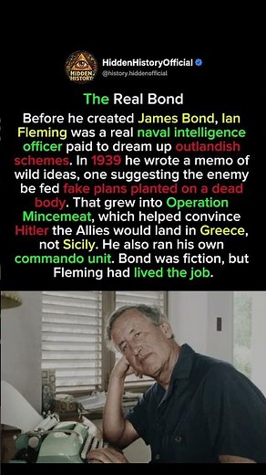 The Man Who Created Bond Was A Real Spy #history