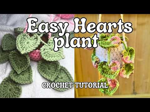 String Of Hearts Crochet Hanging Plant Tutorial | Make Your Own Everlasting Plant | Crochet Tutorial