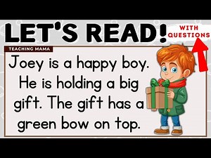 LET'S READ! | FUN AND EASY READING PARAGRAPHS WITH QUESTIONS | LEARN TO READ WITH TEACHING MAMA