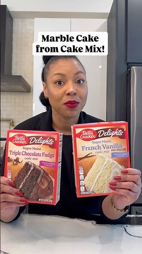 Easy Marble Cake! #easyrecipe #cake