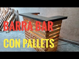 HOW TO MAKE A BAR / BAR / PALLET COUNTER / DIY /