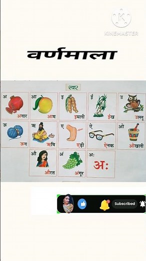 वर्णमाला / varnmala / a se anar / अ, आ, इ, ई, हिंदी चार्ट | Hindi Alphabets Chart / #hindi #shorts