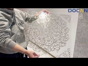 UV Varnish Printing & Hot Foil Stamping on Glass | DOCAN UV Flatbed Printer