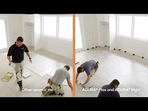 Installation Comparison: Ceramic Tile vs. ADURA®APEX, ADURA®Max & ADURA®Rigid Vinyl Plank