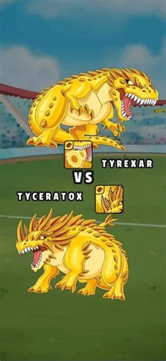 😍 Tyrexar VS Tyceratox Dynamons World #games #gaming #gameplay