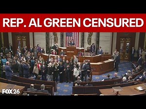 Rep. Al Green censured after removal from President Trump's speech: FULL VOTE