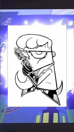 Original Boy genius at work!Dexter’s Laboratory. #DextersLaboratory #cartoon #ArtTimeLapse