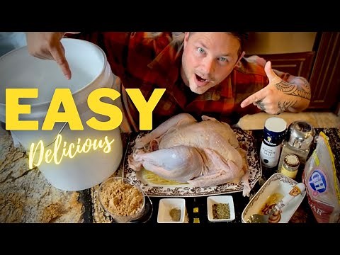 How to BRINE a TURKEY IN A BUCKET | BEST turkey brine | EASY TURKEY BRINE