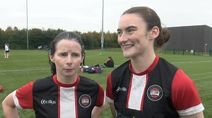 'It's a great mental health day..' Donegal captain Roisin Rodgers joined her work colleagues from Rosses Community School to take part in our #LGFAInterfirms Blitz last weekend. Donegal LGFA Ulster Ladies Gaelic Pobalscoil na Rosann CLG An Clochán Liath Video by Jerome Quinn Media | Ladies Gaelic Football