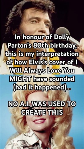 I Will Always Love You (imaginary Elvis version) #dollyparton #elvis #coversongs #mitchbenn