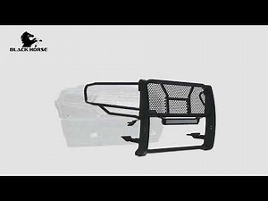 RAM 1500 rocking a fierce grille guard. Watch the installation and witness the transformation.
