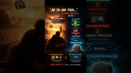 Jo Tu Na Tha But Still Alive?! Zombie Process Explained Like Never Before!… | Nitin Prakashrao Patil