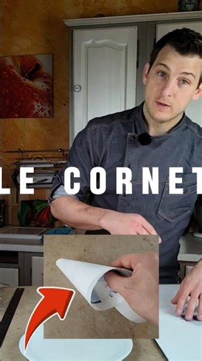 Fabriquer un cornet / CAP Pâtissier #patisserie #écriture #cornet