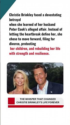 THE WHISPER THAT CHANGED CHRISTIE BRINKLEY'S LIFE FOREVER