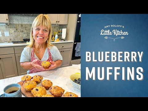Blueberry Muffins with Streusel Topping | Amy Roloff's Little Kitchen