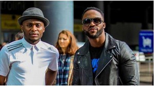 Excitement as Ubi Franklin, Iyanya squash beef, reunite after 5 years apart