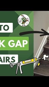 Homeowner Wanted Gaps At Stairs Caulked. #caulktig #homemaintenance #handyman #howtodiy #stairs #diy