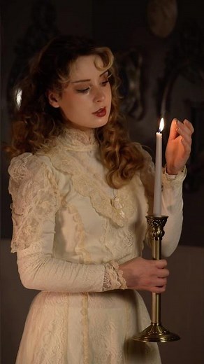 You seem so real 🕯️🥀 (I got this dress at a theater costume sale!)