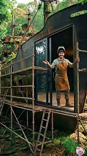 Salvaging an Abandoned Ship | Complete Home Build