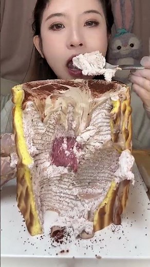 mukbang Sweet ASMR 🥰 Cream Cake eating SATISFYING Eating Show