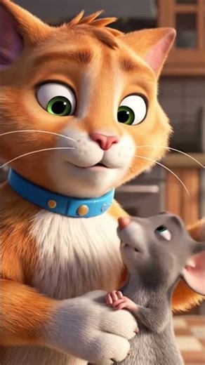 बिल्ली चुहा की लड़ाई #cartoon #animation #funny #animals #comedy